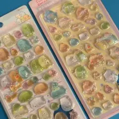 2*0様 2シートセット❤️すみっコぐらしボンボンドロップシールうるちゅる3D立
