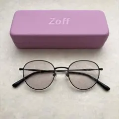 Zoff シンプルさを追求したシャープなボストンフレーム(度なし)