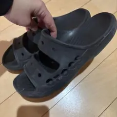 Crocs ブラック スライドサンダル9 11 サイズ27cmくらい