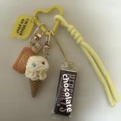 じゃらじゃらキーホルダー バッグチャーム アイス チョコ クッキー 415
