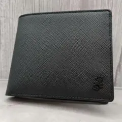 ⭐未使用級⭐rugby RALPH LAUREN 二つ折り財布 ブラック レザー - メルカリ