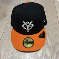 New Era 59FIFTY キャップ 黒/オレンジ 7 3/8