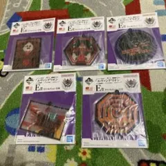 新品》　一番くじ　エヴァンゲリオン E賞　ラバーコレクション　5種セミコンプ