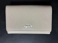 【美品】agnes b. 名刺入れ　カードケース　ベージュ　アニエスベーのサムネイル
