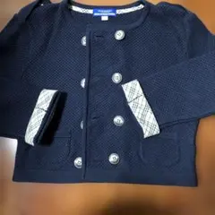 極美品！バーバリーブルーレーベル　ネイビー　ジャケット　カーディガン