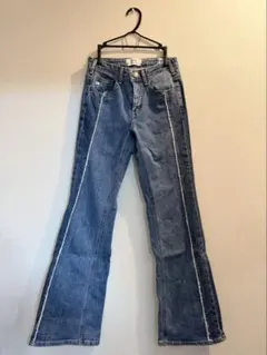 SOMETHING ブーツカットデニム ライトブルー