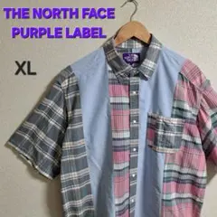 ザノースフェイスパープルレーベル　Patchwork Shirt　半袖シャツのサムネイル