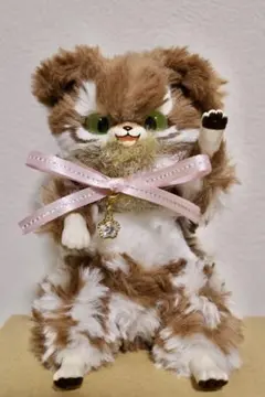 マツノハルミ harubear 大きなねこ 作家ぬいぐるみアーティストテディベア マツノハルミ harubear 大きなねこ 作家ぬいぐるみアーティスト