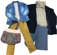 レディース服 秋冬 まとめ売り 7点 S-Mサイズ