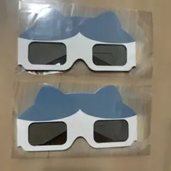 ちいかわパーク　3Dメガネ　ハチワレ　2個