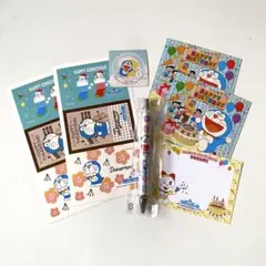 【非売品】ドラえもんわくわくスカイパーク ボールペン ステッカーまとめ売り7点