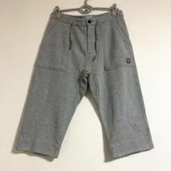 【シェイプオブマイハート】ハーフパンツ 5分丈 グレー メンズ 裏起毛 M