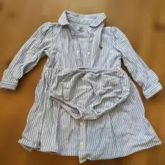 Ralph Lauren ストライプ ワンピース 18M
