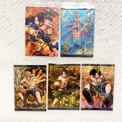 ワンピース ウエハース カード No.9 GR 三船長 ルフィ キッド ロー