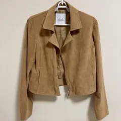 dazzlin ダズリン スエードライダースジャケット M