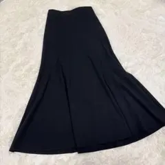 アパートバイローリーズ フレアスカート マーメイド F 黒 綿 ウエストゴム