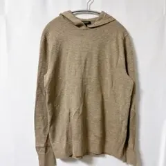 BANANA REPUBLIC 【M】パーカー ニット ベージュ綿100%のサムネイル