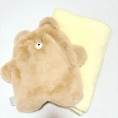 【美品】fluffy ブランケット くまさんぬいぐるみ 収納付き