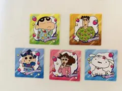 クレヨンしんちゃん　チョコビ いちご味 シール 5枚セット