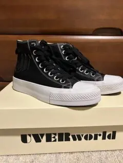 UVERworld ブラック ハイカットスニーカー