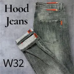 Hood Jeans archive W32 スキニー ダメージ ストレッチ