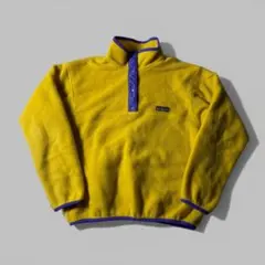 Patagonia 90s シンチラ フリースプルオーバー イエロー S