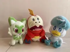 ニャオハ、クワッス、ホゲータ　ぬいぐるみ