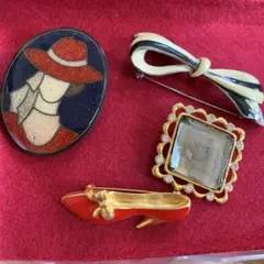 ヴィンテージ　ブローチ　まとめ売り