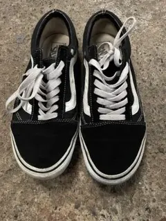 Vans 黒 スエード スニーカー　オールドスクール