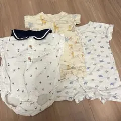 80cm 70cmロンパース 3点セット