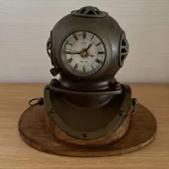 【ヴィンテージ】潜水士ヘルメット　オブジェ ヴィンテージ】潜水士ヘルメット オブジェ ヴィンテージ】潜水士