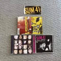 SUM 41 アルバム３枚セット　ステッカー付