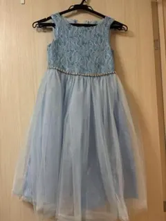 キャサリンコテージ　水色のチュールドレス 130