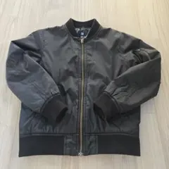 ユニクロ UNIQLO MA-1ジャケット 130 黒