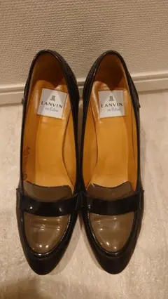 LANVIN ネイビー パンプス 中ヒールのサムネイル