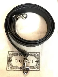 GUCCI ショルダーストラップ　ブラックのサムネイル