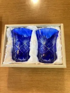 切子グラス　2個セット