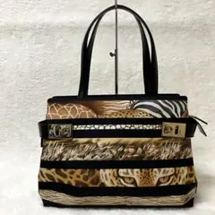 ヒョウ柄 トートバッグ
