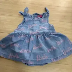 Barbie デニムワンピース ベビー服　80のサムネイル