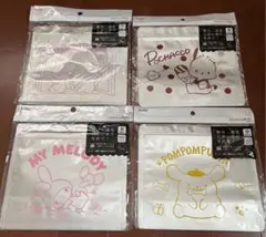 保存袋　アルミチャック袋　5枚入り　マイメロ　プリン　キキララ　ポチャッコ