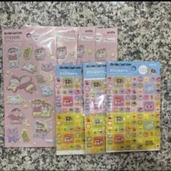 【計7枚】クレヨンしんちゃん　セリア　タイルシール　ふわふわシール