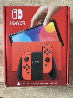 【ほぼ未使用】Switch 有機EL マリオレッド 本体 完品 動作確認済み