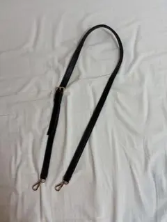 ブラックレザーショルダーストラップ