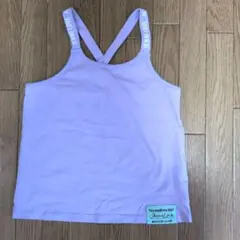 新品JENNI LOVE 薄紫 クロスストラップ キャミソール150サイズ