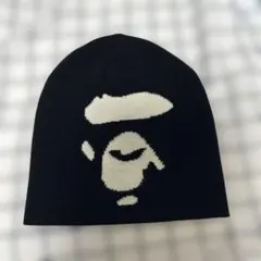 希少✨A BATHING APE ニット帽 HANA CHIKA 着用 - メルカリ