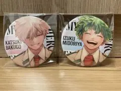 ヒロアカ ジャンプGIGAギガ　spring 缶バッジ 爆豪　緑谷