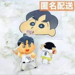 ソフトバンクホークス クレヨンしんちゃん コラボ マスコット シール 柳田悠岐