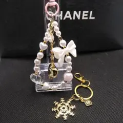 CHANEL2024クリスマス限定チャーム&ビ―ズストラップチャーム