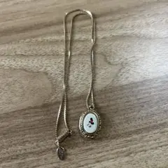 ディズニー ミッキー ロケット ペンダント ネックレス レトロ ゴールド稀少レア