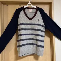 Vネック ニットセーター